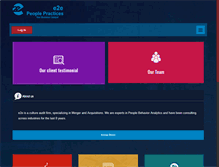 Tablet Screenshot of e2epeoplepractices.com